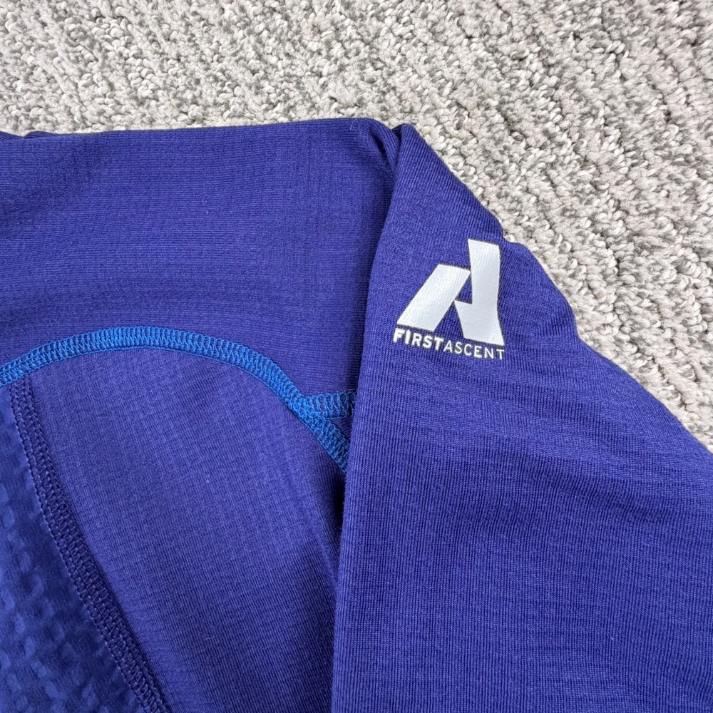 Eddie Bauer First Ascent Pullover Mens XXL Purple FreeHeat 1/4 Zip 13050548 - Picture 5 of 11